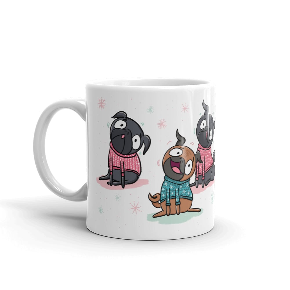 Image of Pugs in Sweaters Mug