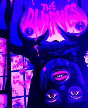 Image of The Dwarves / Becky Cloonan 2016 Pacific North West Tour Poster (Club Edition)