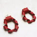 Image of Twisted Hoops - Red