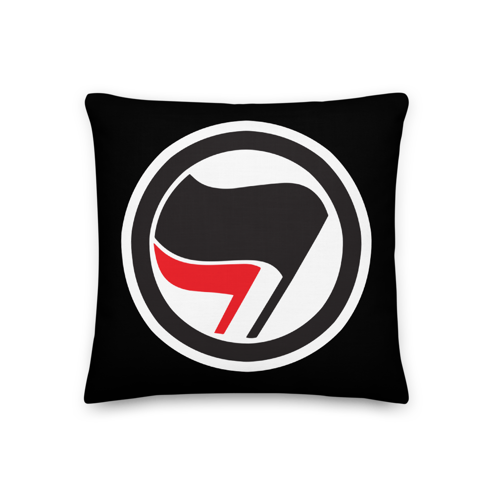 Image of Red and Black Pillow