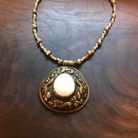 Image 2 of Bronze and Bone amulet