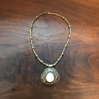 Image 1 of Bronze and Bone amulet