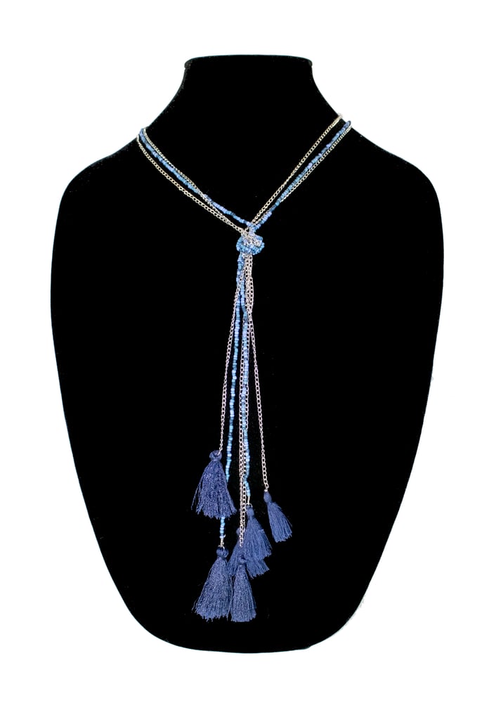 Image of Long Tassel Necklace