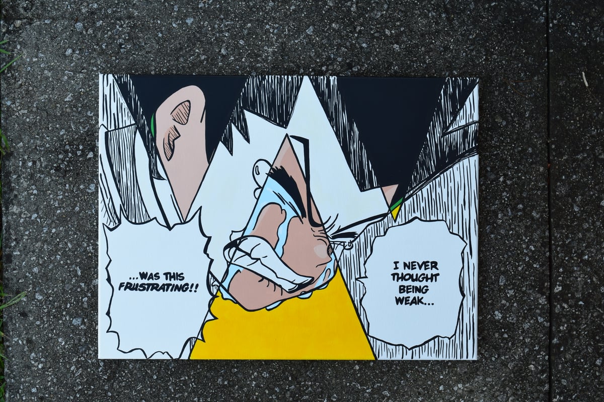 Image of 5x7 Print- A Hunter's Frustration (Manga x Anime x Blend)