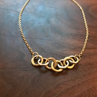 Image 1 of Gold Seven sisters necklace