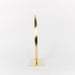 Image of Edging Over Vase - Raw Brass, Medium circle, Thick Tube
