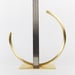Image of Edging Over Vase - Raw Brass, Medium circle, Thick Tube