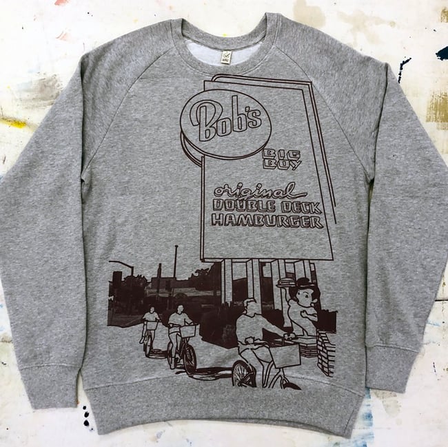L Bob's sweat grey