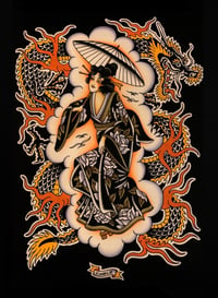 GEISHA & DRAGON Prints