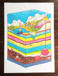 Image 2 of Geographical Wonders - Charity Screen Print