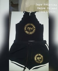 Women Halter Neck Cami & Booty Shorts