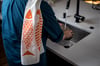 Fish Kitchen Flour Sack Tea Towel 