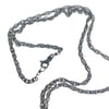 sapphire necklace with handwritten inscription . Choose joy 