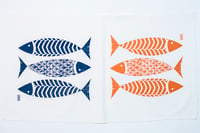 Image 3 of Fish Kitchen Flour Sack Tea Towel 