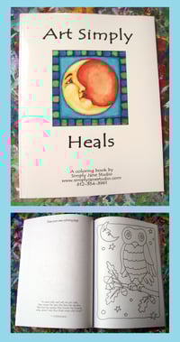 Image 1 of Coloring Book - Art Simply Heals