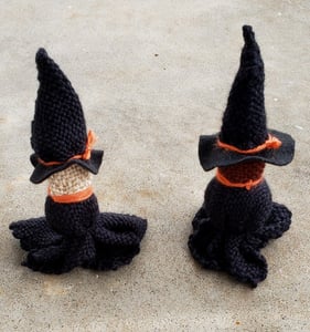 Image of Witch, soft sculpture, handwoven