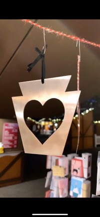 Image 5 of PGH Steel Keystone Heart Ornaments