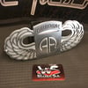 82nd Airborne Jump Wings Hitch Cover - Two Layer