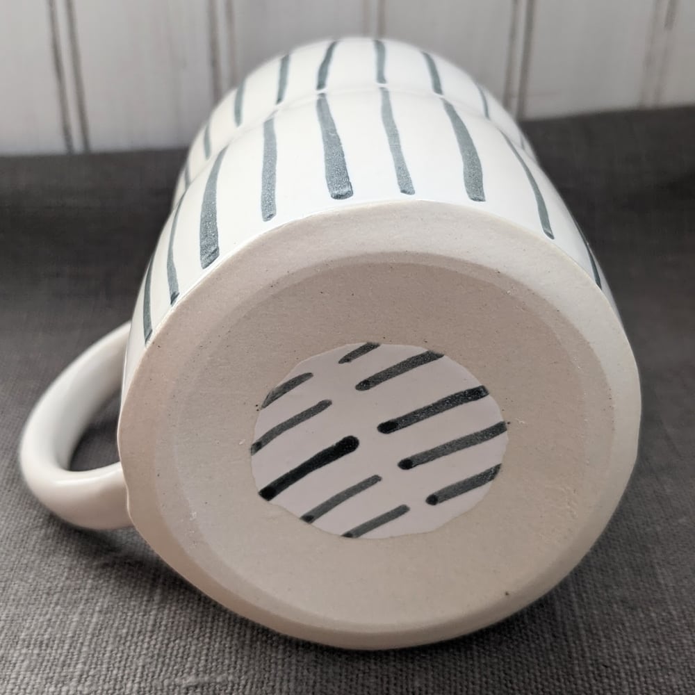 Image of Painted Pinstripe Mug