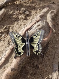 Image 2 of Bullet With Butterfly Wings Pin