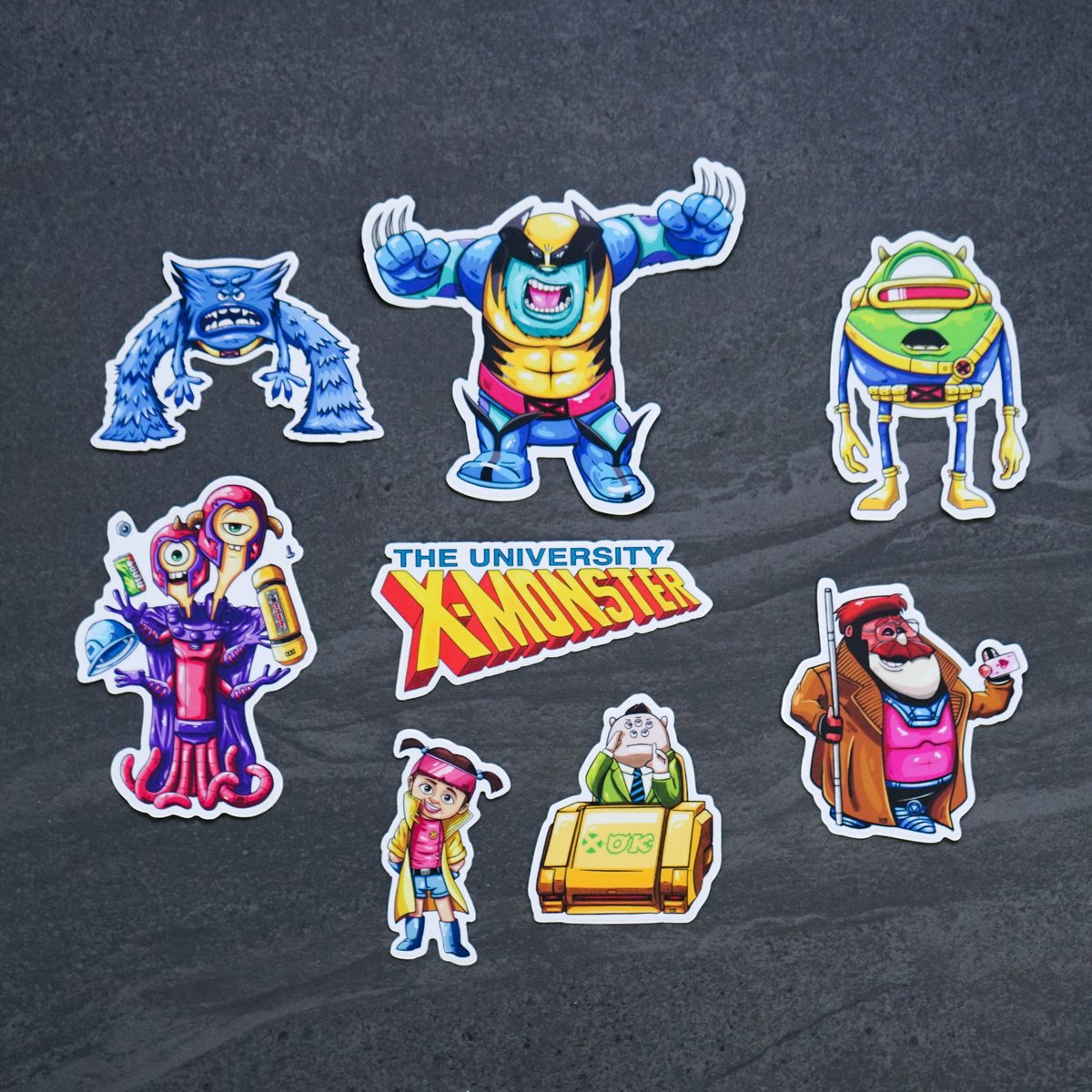 Image of X-MONSTERS - SUPER STICKER PACK.