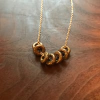 Image 1 of Bronze circles necklace