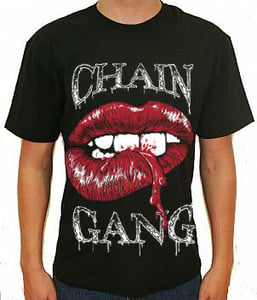 Image of Chaingang Lips T-shirt