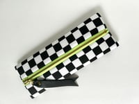 Image 2 of Checkered pencil pouch 