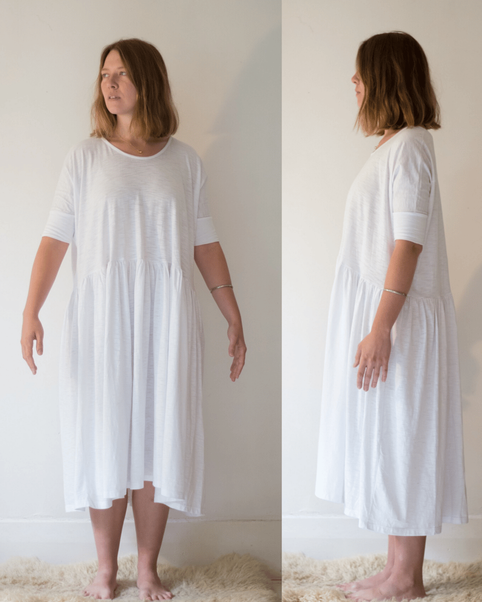 PEASANT DRESS WITH TIE FRONT SOUL SISTERS