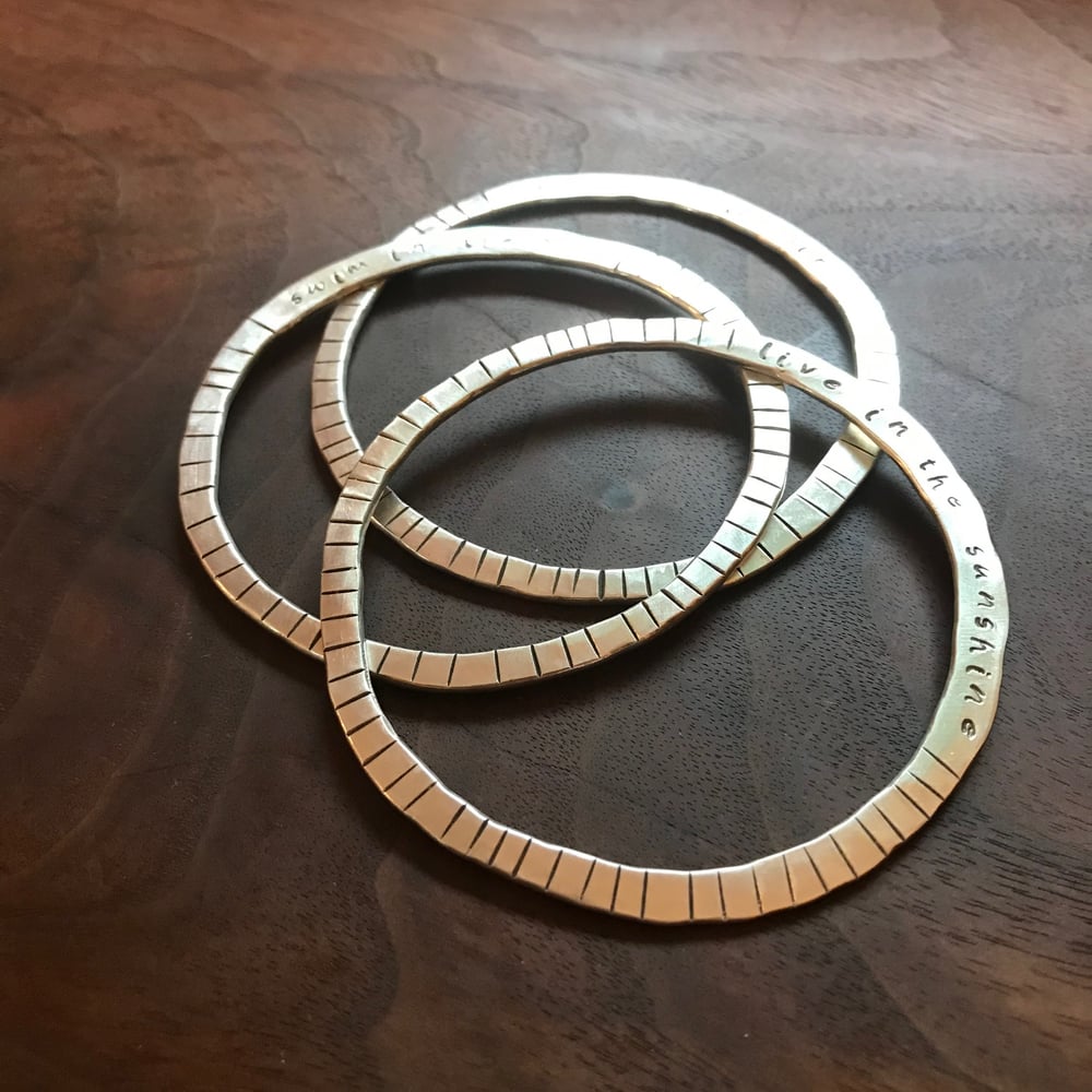 Image of Silver Sun bangles