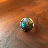 E A R T H labradorite ring