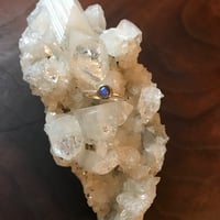 Image 1 of teeny labradorite ring