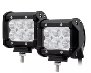 Image of Jeep JL 3 light windshield mount led kit