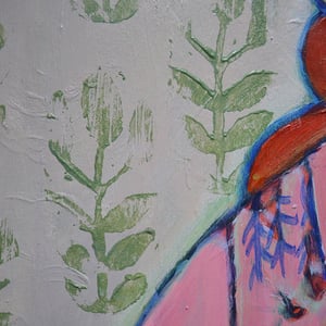 Image of Large Contemporary painting, 'Juliette and Romeo,' Poppy Ellis