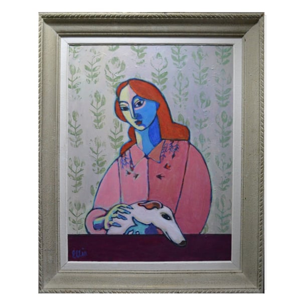 Image of Large Contemporary painting, 'Juliette and Romeo,' Poppy Ellis