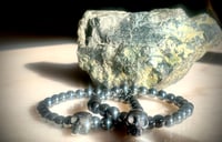 Image 4 of Hematite Skull Bracelet