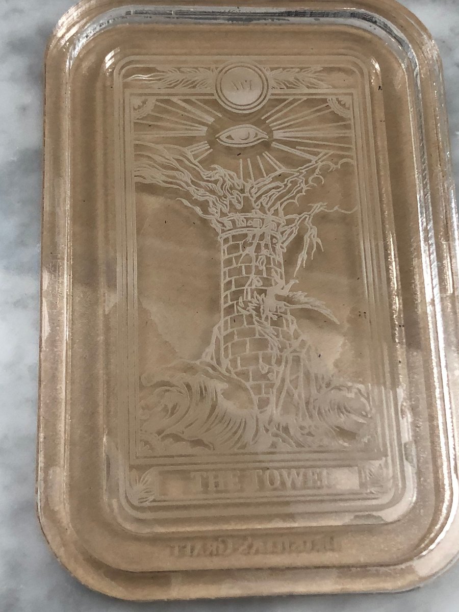 Image of The Tower Tarot Card Silicone Mold