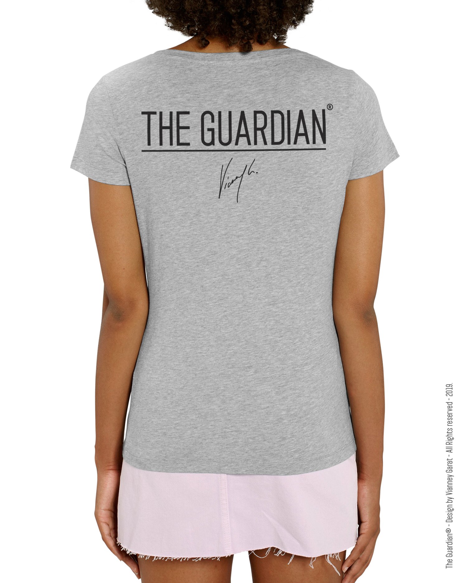 Image of T-Shirt Femme The Guardian® Light Grey Edition