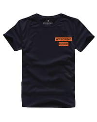 Image 2 of WRECKING CREW TEE BLACK/ORANG