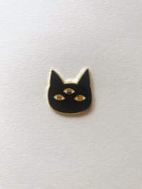 All Seeing Cat Enamel Pin