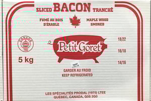 Image of Sliced Bacon 15 kg 