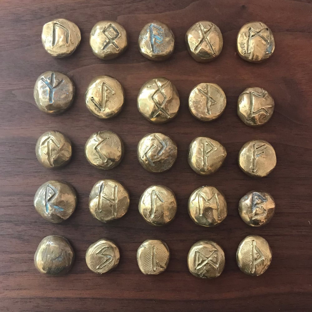 Image of Bronze set of Runes