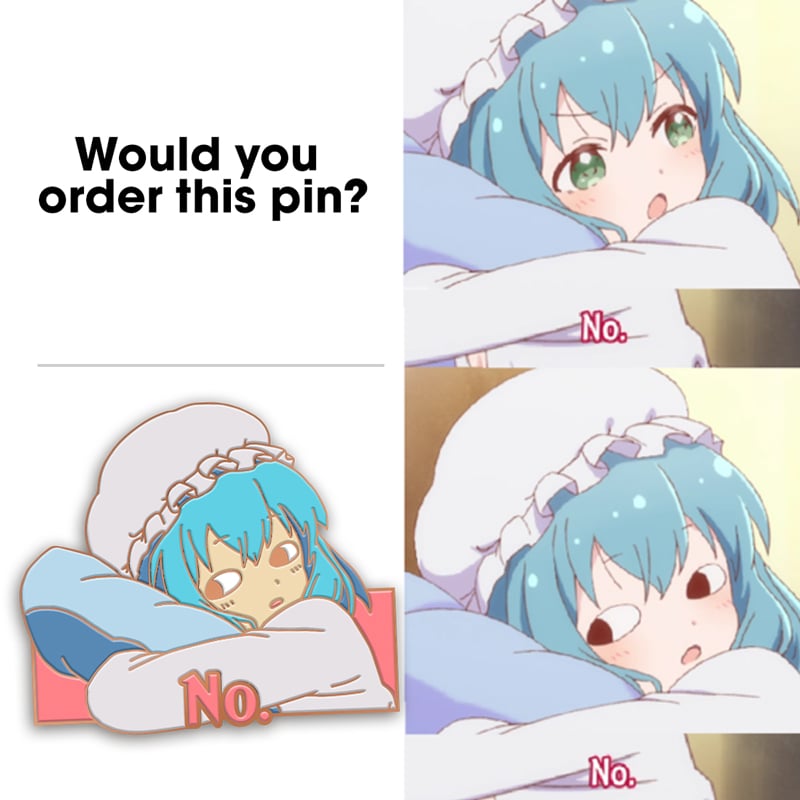 Image of Mei's No meme Pin