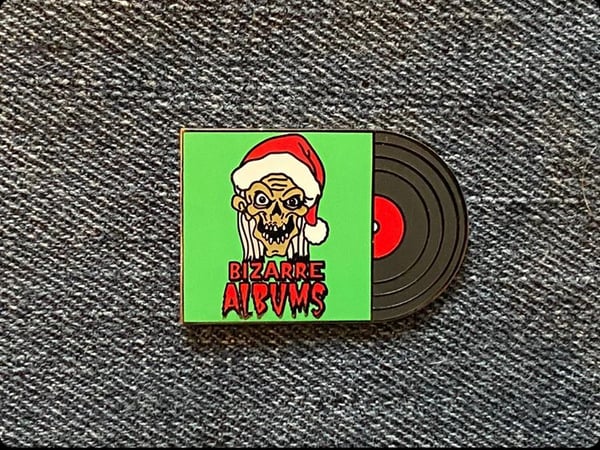 Image of Cryptmas 1.5" Enamel Pin (free sticker with purchase)