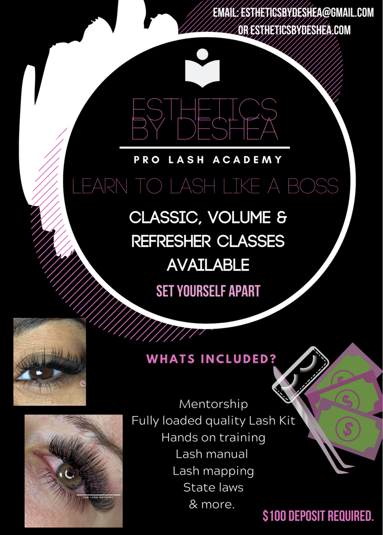 Image of Group Classic Lash Training- Raleigh, NC