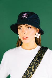 Image 4 of Bucket Hat/Embroidered Rose