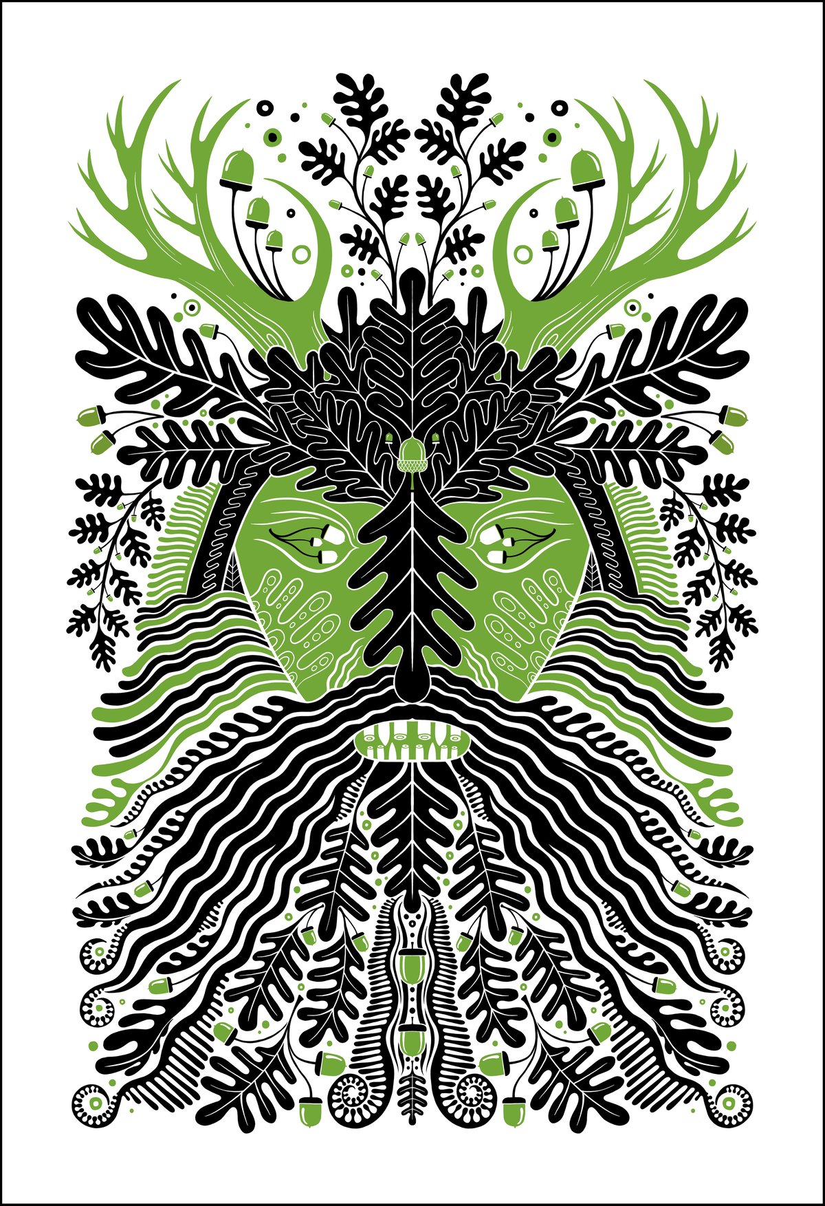 Image of Oak King Print