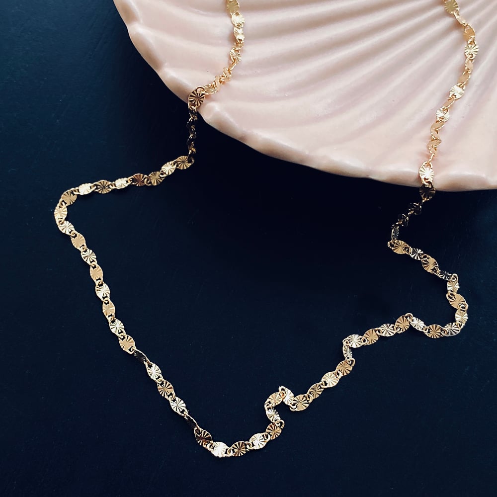 Gold coated silver necklace Clearance