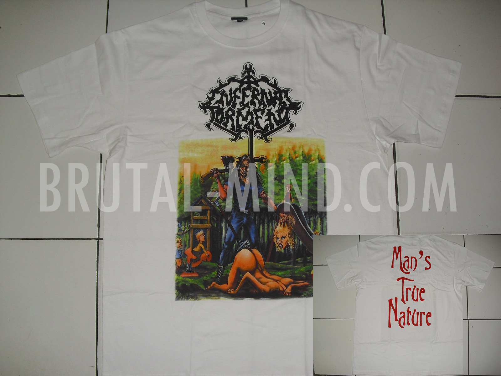 INFERNAL TORMENT:MAN TRUE NATURE T-SHIRT | PATHOLOGICALLY
