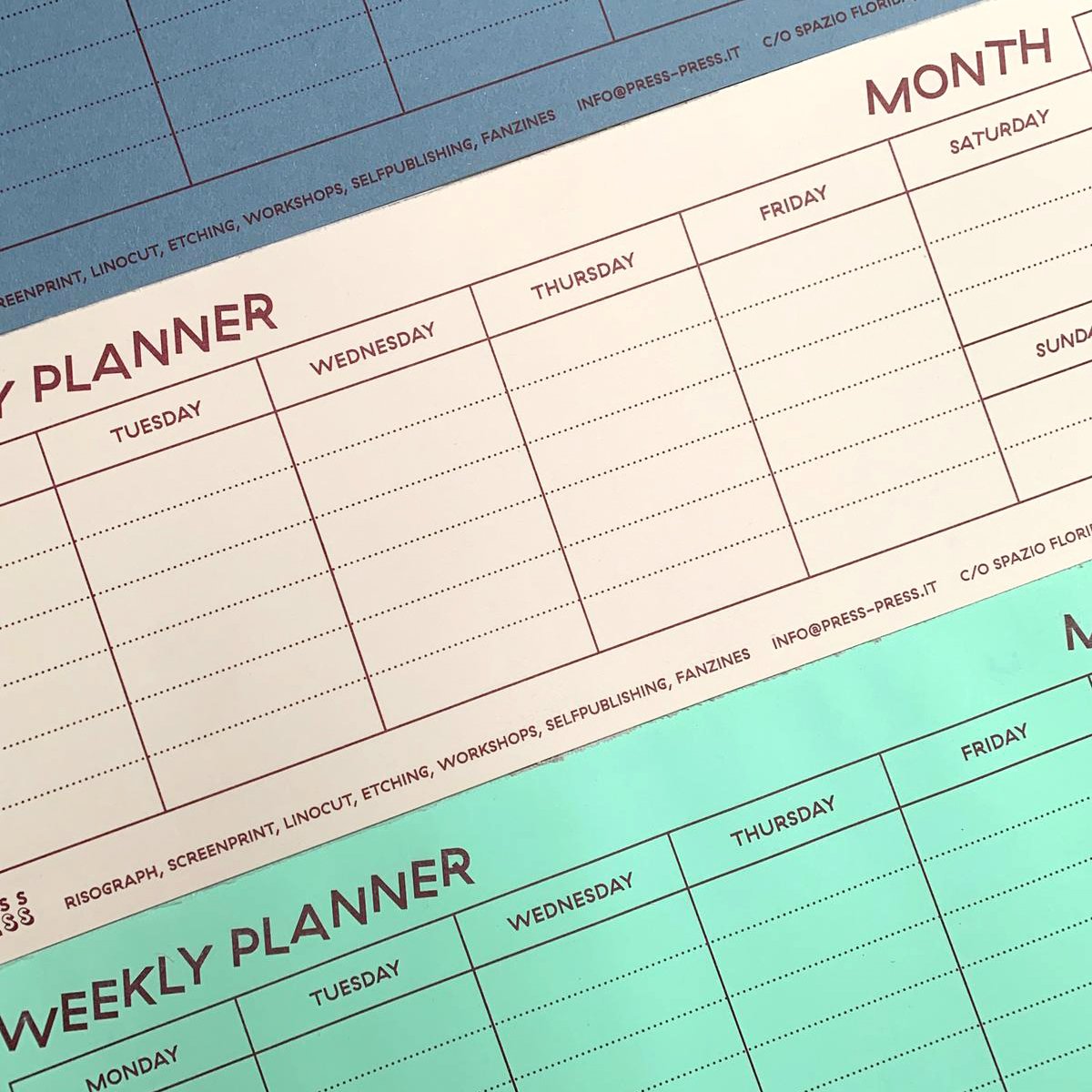 Image of Weekly planner